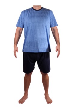 Letné pánske pyžamo s krátkym rukávom Daniel 15-913