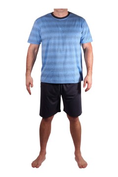 Pánske pyžamo krátky rukáv krátke nohavice Tom MC-3625