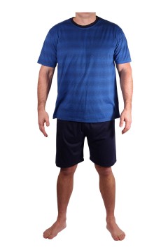 Pánske pyžamo krátky rukáv krátke nohavice Tom MC-3625
