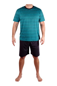 Pánske pyžamo krátky rukáv krátke nohavice Tom MC-3625