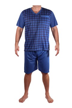 Pánske pyžamo s krátkym rukávom a krátkymi nohavicami Leoš