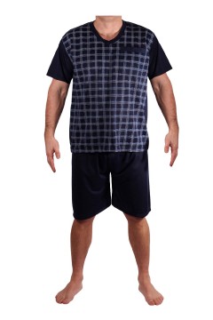 Pánske pyžamo s krátkym rukávom a krátkymi nohavicami Leoš