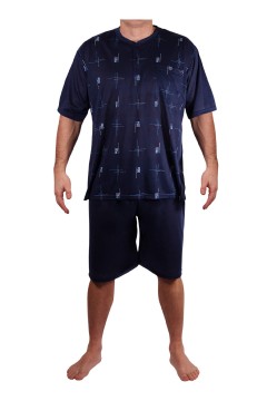Pyžamo pánske krátky rukáv Mirek - 2-OGC-TO-33