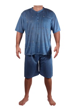 Pyžamo pánske krátky rukáv Mirek - 2-OGC-TO-33