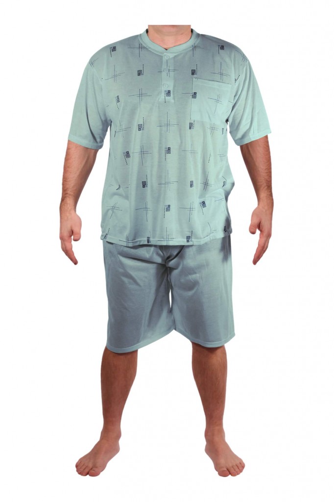 Pyžamo pánske krátky rukáv Mirek - 2-OGC-TO-33