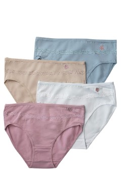 Bavlnené nohavičky klasické Lucka 9104 - 3 ks