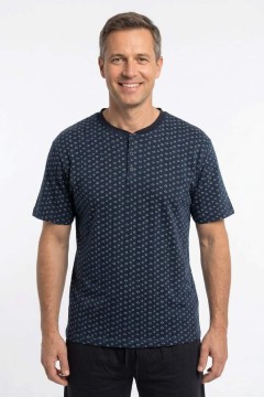 Bavlnené pánske pyžamo krátky rukáv Otmar 2451