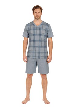 Filip pánske bavlnené pyžamo s krátkymi nohavicami