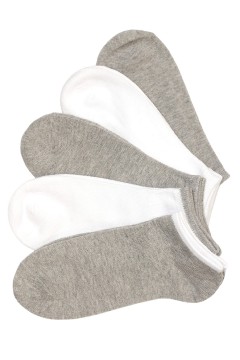 Ponožky Sneakers členkové bavlnené 5 párov