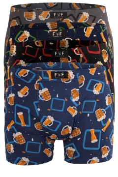Beer pánske boxerky pivo M6790 - 4 ks