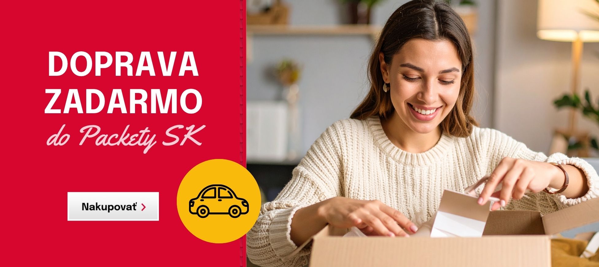 Doprava zadarmo Packeta SK