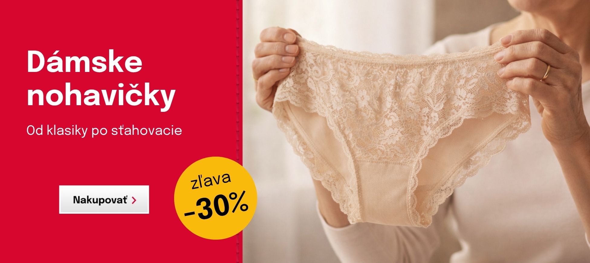 Zľava 30% na všetky nohavičky